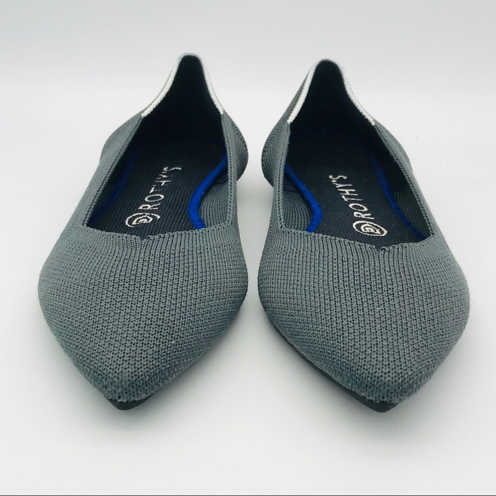 Rothy’s The Point Pointed Flats Euc - Solid Gray … - image 7